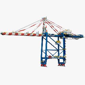3D model STS Harbor Container Crane ZPMC